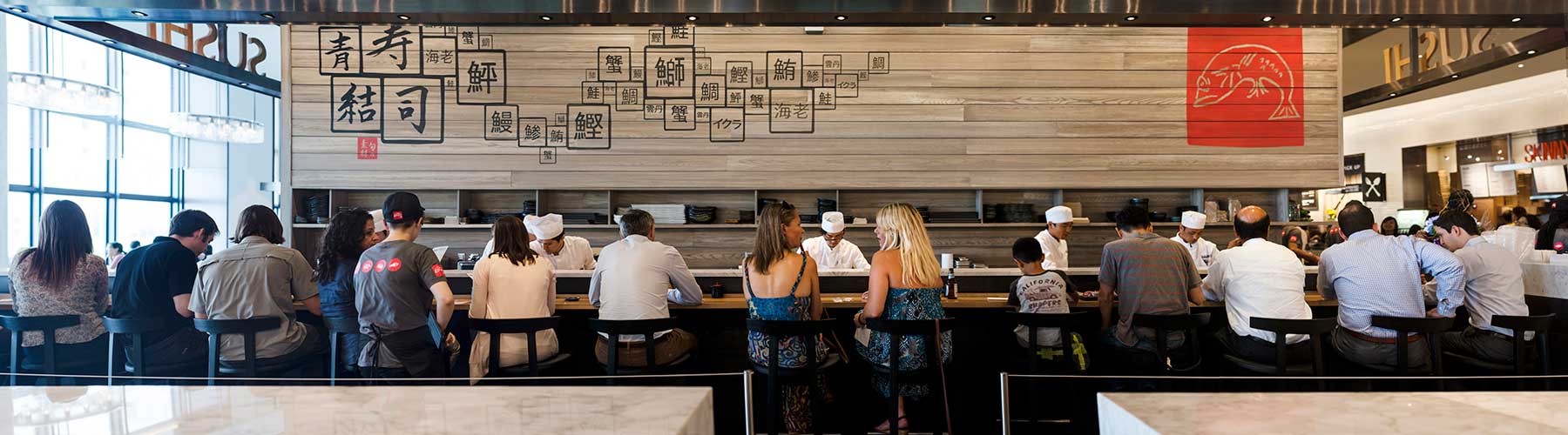 Sushi Bar at Hudson Eats at Brookfield Place
